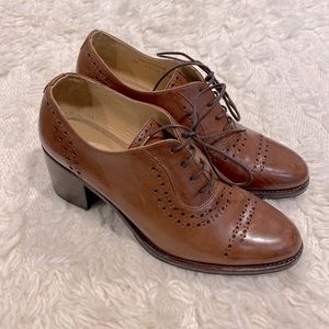 Heeled Oxfords